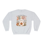 Christian Halloween Sweatshirt, Life Without Jesus Is Scary, Halloween Crewneck, Faith Based Fall Shirt