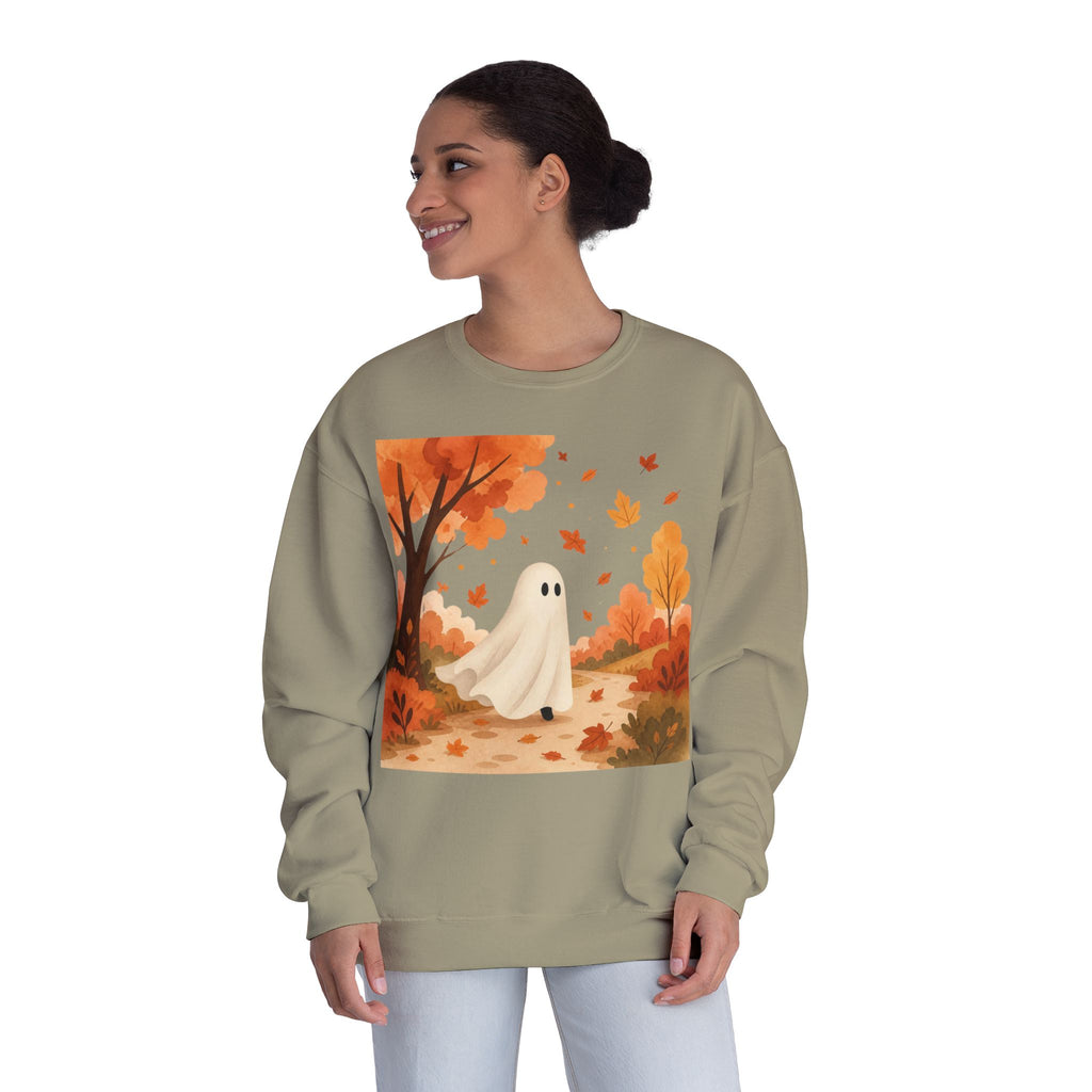 Little Ghost Fall Shirt, Cute Ghost Sweatshirt, Autumn Ghost Shirt, Cozy Halloween Shirt, Spooky Season Shirt, Fall Women’s Gift