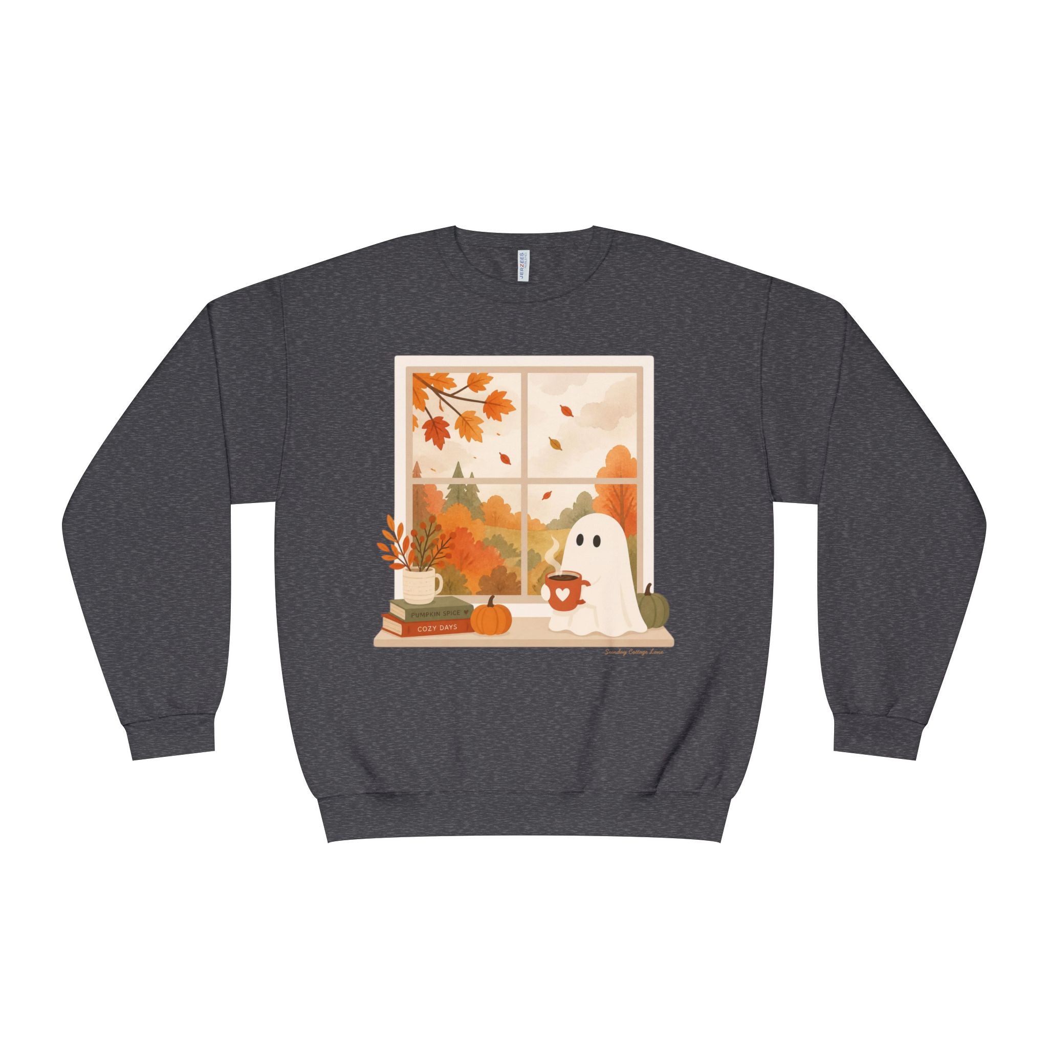 Cozy Little Ghost Shirt, Cute Ghost Sweatshirt, Fall Halloween Shirt, Cozy Halloween Shirt, Autumn Ghost Shirt, Spooky Season Gift