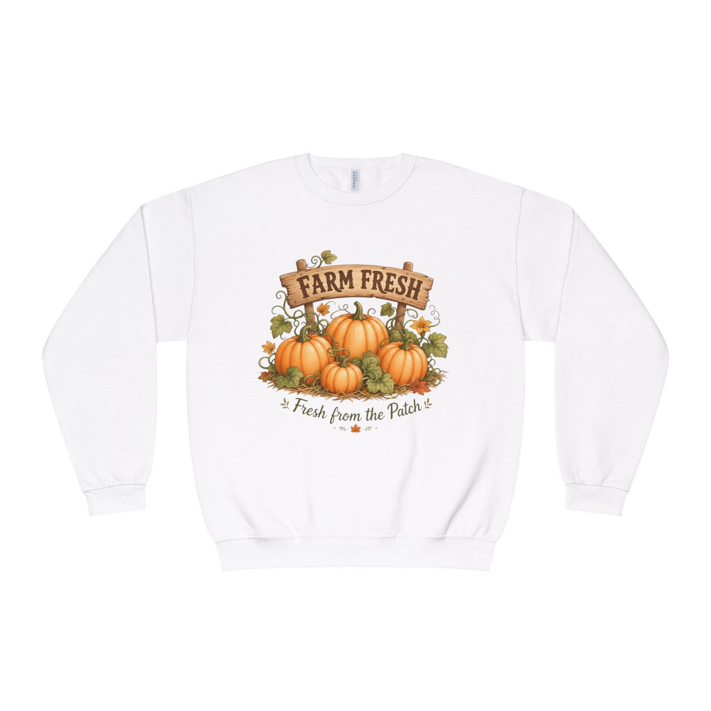 Farm Fresh Pumpkin Sweatshirt, Fresh From the Patch Shirt, Pumpkin Patch Sweatshirt, Fall Farmhouse Shirt, Autumn Pumpkin Gift