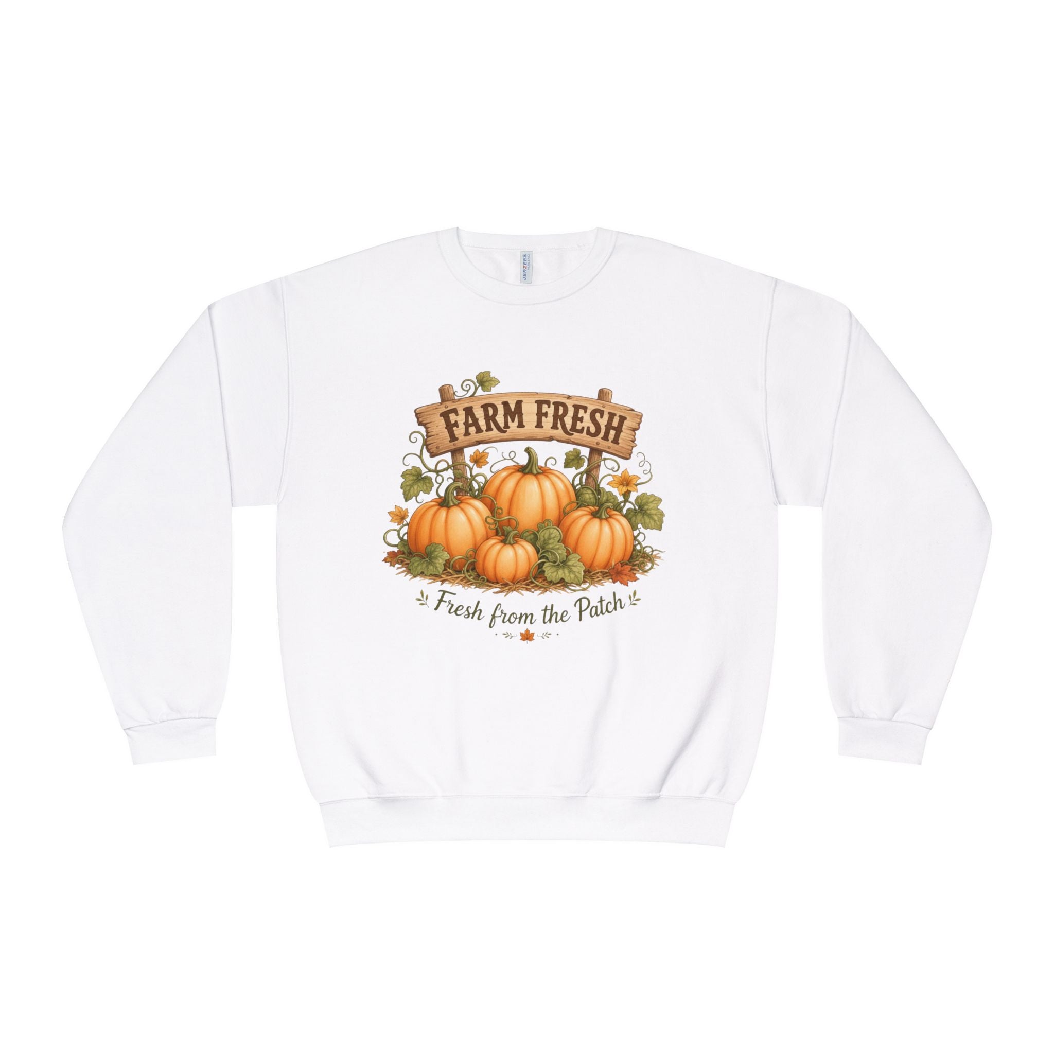 Farm Fresh Pumpkin Sweatshirt, Fresh From the Patch Shirt, Pumpkin Patch Sweatshirt, Fall Farmhouse Shirt, Autumn Pumpkin Gift