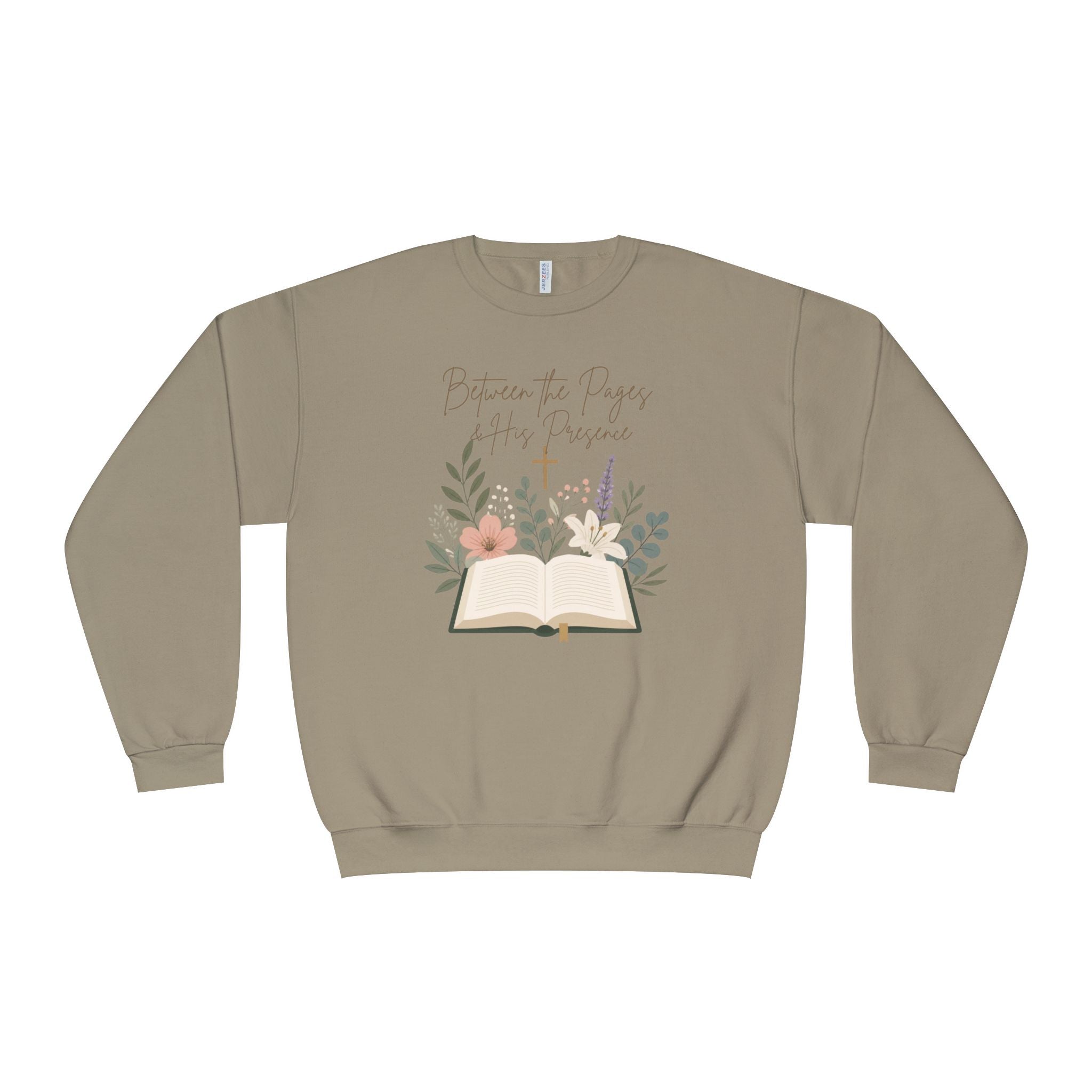 Between the Pages & His Presence Shirt, Christian Book Lover Sweatshirt, Bible Study Shirt, Faith Shirt for Women