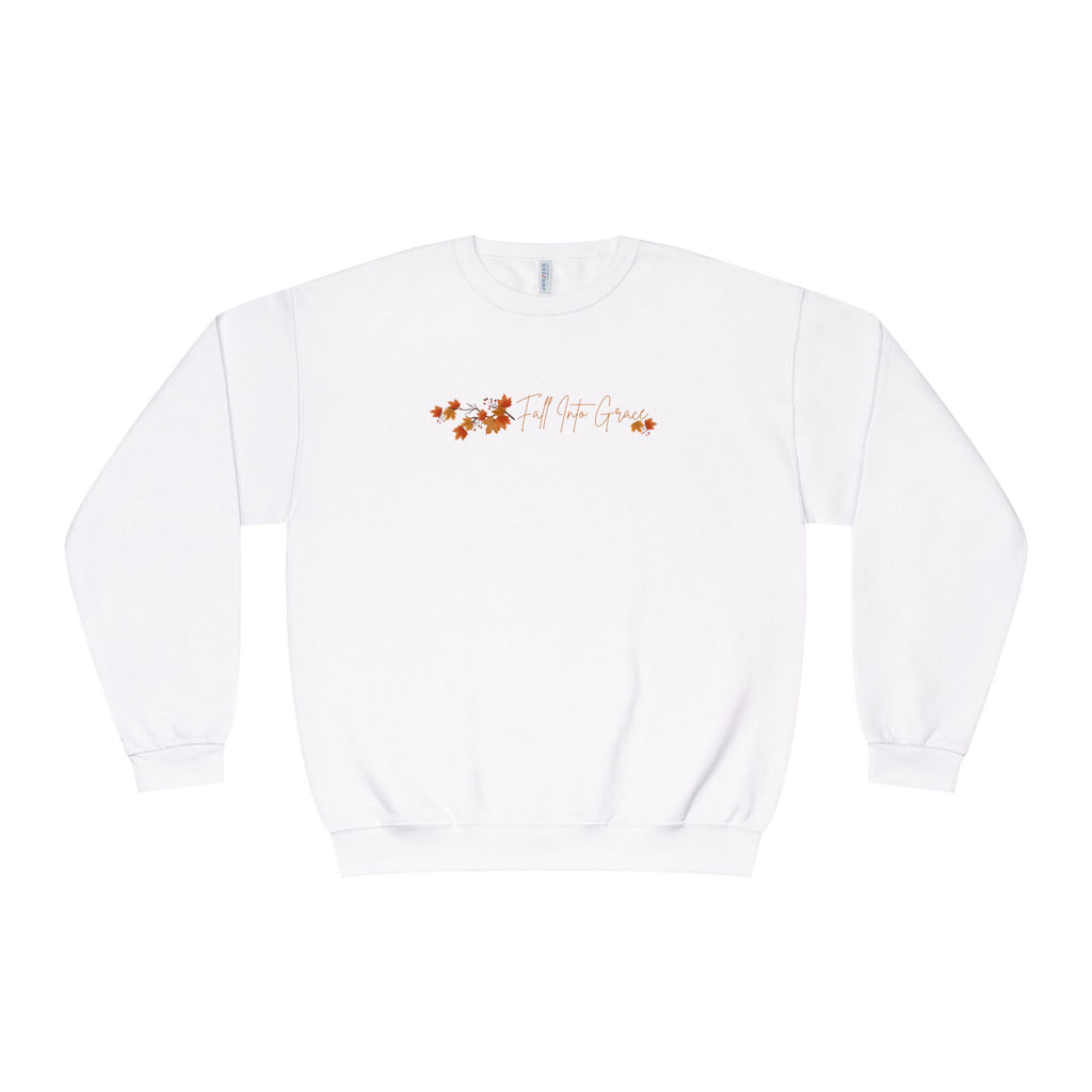 Fall Into Grace Shirt, Christian Fall Sweatshirt, Autumn Faith Shirt, Women’s Fall Graphic Shirt