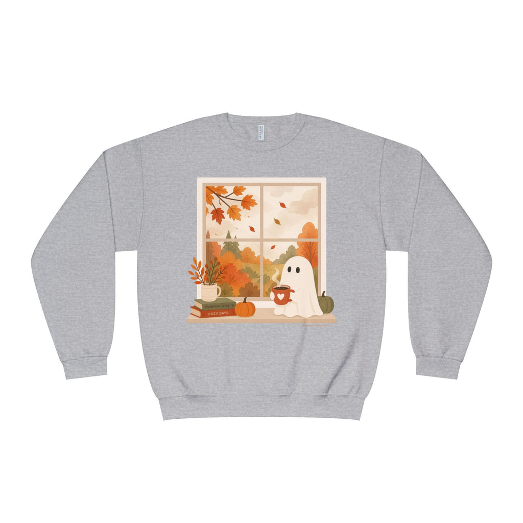 Cozy Little Ghost Shirt, Cute Ghost Sweatshirt, Fall Halloween Shirt, Cozy Halloween Shirt, Autumn Ghost Shirt, Spooky Season Gift