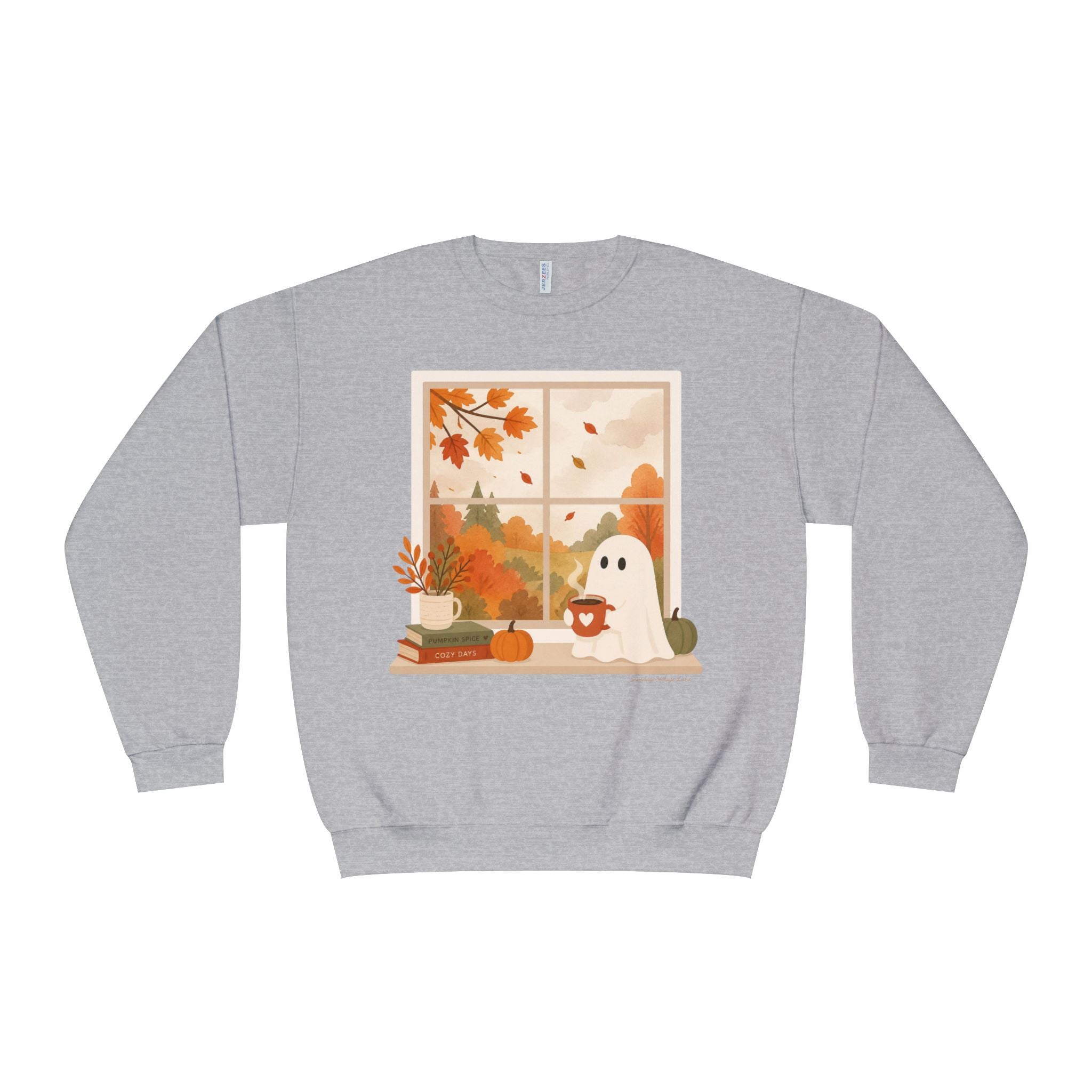 Cozy Little Ghost Shirt, Cute Ghost Sweatshirt, Fall Halloween Shirt, Cozy Halloween Shirt, Autumn Ghost Shirt, Spooky Season Gift