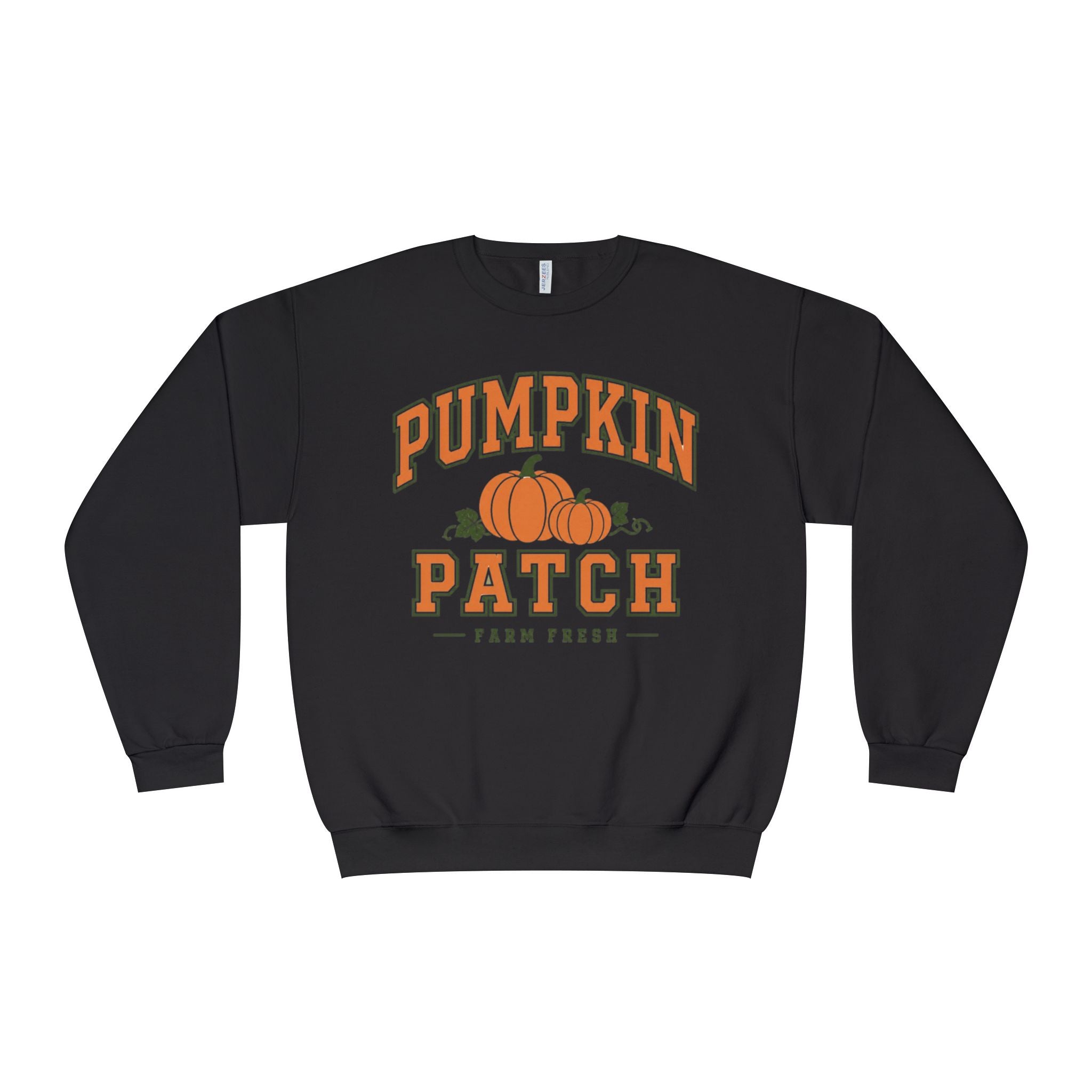 Pumpkin Patch Sweatshirt, Fall Crewneck, Farm Fresh Pumpkin Sweatshirt, Varsity Style Fall Shirt, Cozy Autumn Pullover