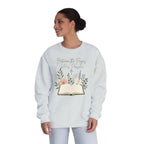 Between the Pages & His Presence Shirt, Christian Book Lover Sweatshirt, Bible Study Shirt, Faith Shirt for Women