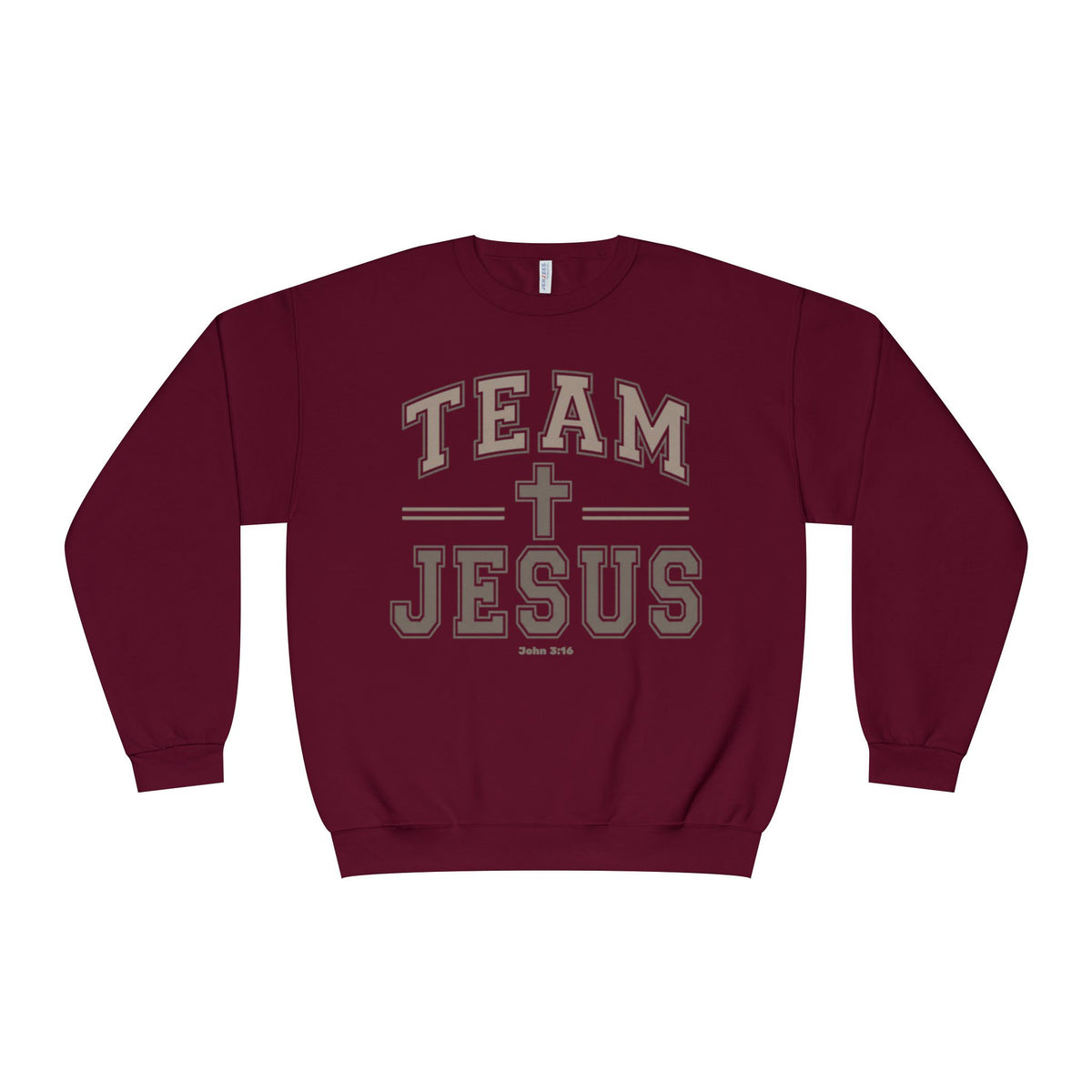 Team Jesus Crewneck Sweatshirt Faith Crewneck, Jesus Shirt, John 3:16 Sweatshirt, Christian Gift for Women, Faith Based Pullover