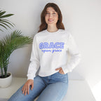 Christian Grace Sweatshirt, Grace Upon Grace Crewneck, Faith Based Sweatshirt, Christian Clothing, Religious Gift, Bible Inspired Pullover