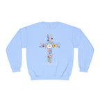 Covered by Grace Shirt, Christian Floral Shirt, Faith Based Shirt, Christian Women’s Gift, Cross Shirt, Inspirational Christian Shirt