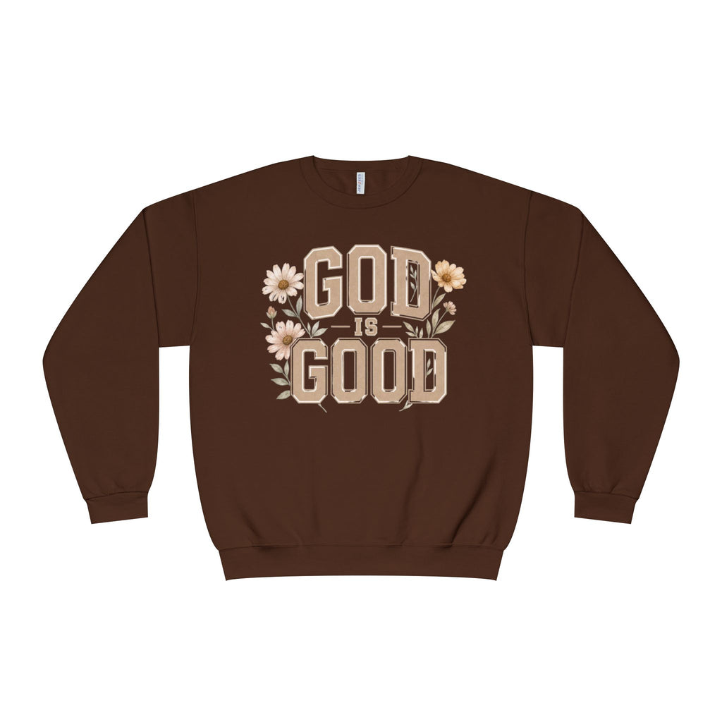 GOD Is Good Sweatshirt, Christian Crewneck, Faith-Based Pullover
