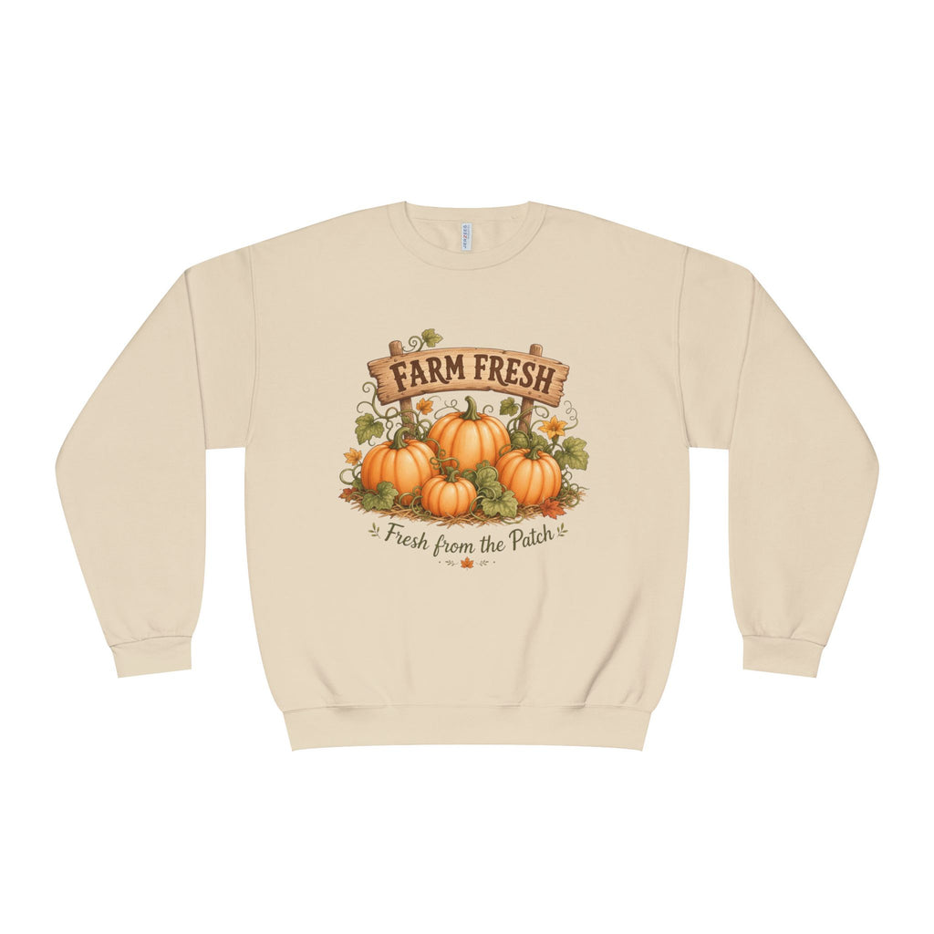 Farm Fresh Pumpkin Sweatshirt, Fresh From the Patch Shirt, Pumpkin Patch Sweatshirt, Fall Farmhouse Shirt, Autumn Pumpkin Gift