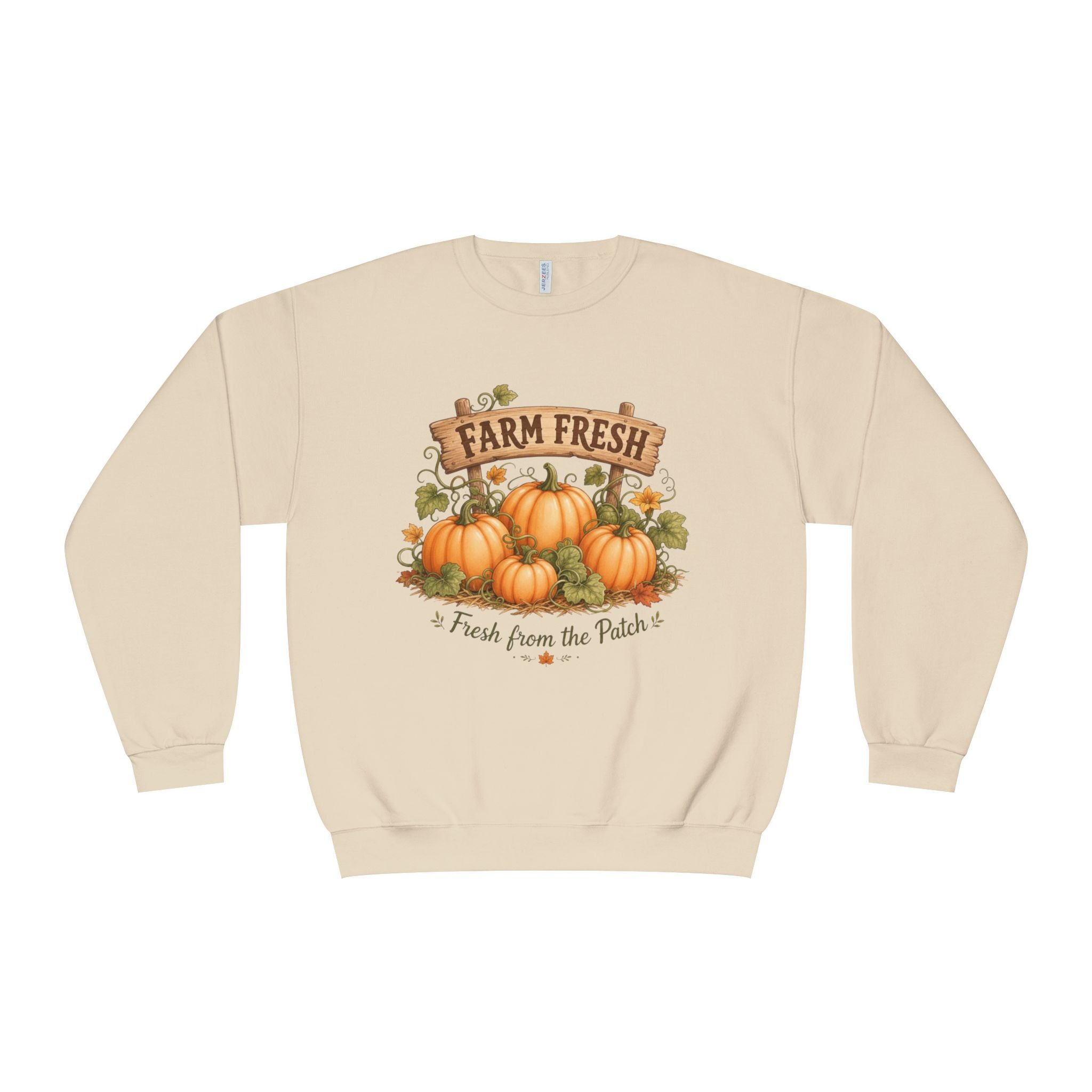 Farm Fresh Pumpkin Sweatshirt, Fresh From the Patch Shirt, Pumpkin Patch Sweatshirt, Fall Farmhouse Shirt, Autumn Pumpkin Gift