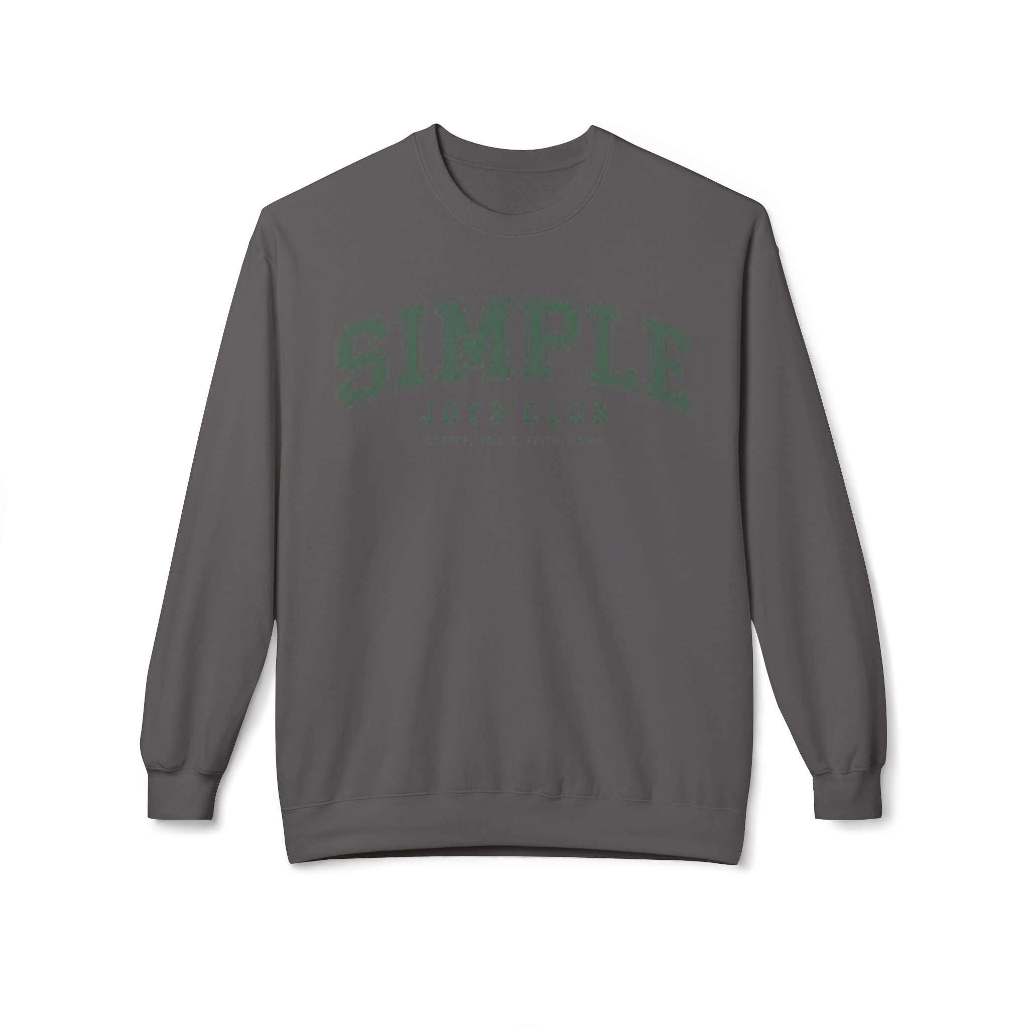 Simple Joys Club Sweatshirt, Coffee Books Faith Home Pullover, Cozy Cottagecore Crewneck, Minimalist Faith Sweatshirt, Everyday Comfort Shirt