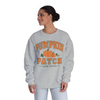 Pumpkin Patch Sweatshirt, Fall Crewneck, Farm Fresh Pumpkin Sweatshirt, Varsity Style Fall Shirt, Cozy Autumn Pullover