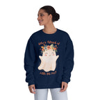 Who’s Afraid of a Little Ole Me Shirt, Cute Ghost Halloween Sweatshirt, Fall Halloween Graphic Sweatshirt, Women’s Spooky Shirt