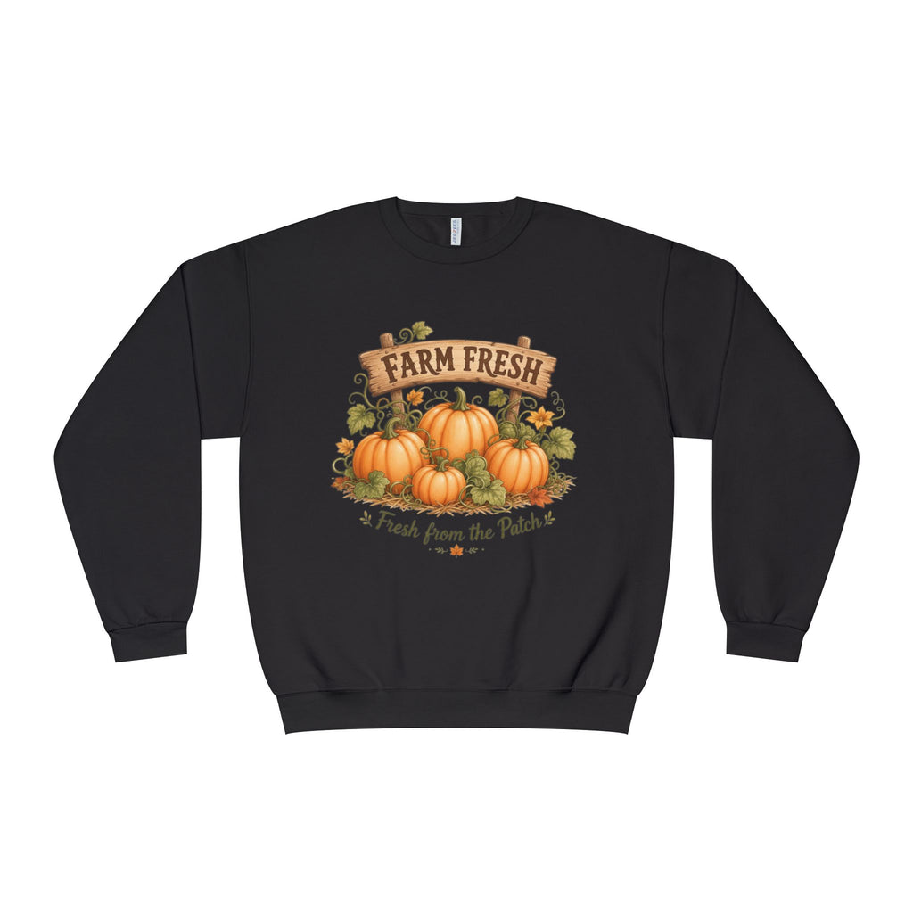 Farm Fresh Pumpkin Sweatshirt, Fresh From the Patch Shirt, Pumpkin Patch Sweatshirt, Fall Farmhouse Shirt, Autumn Pumpkin Gift