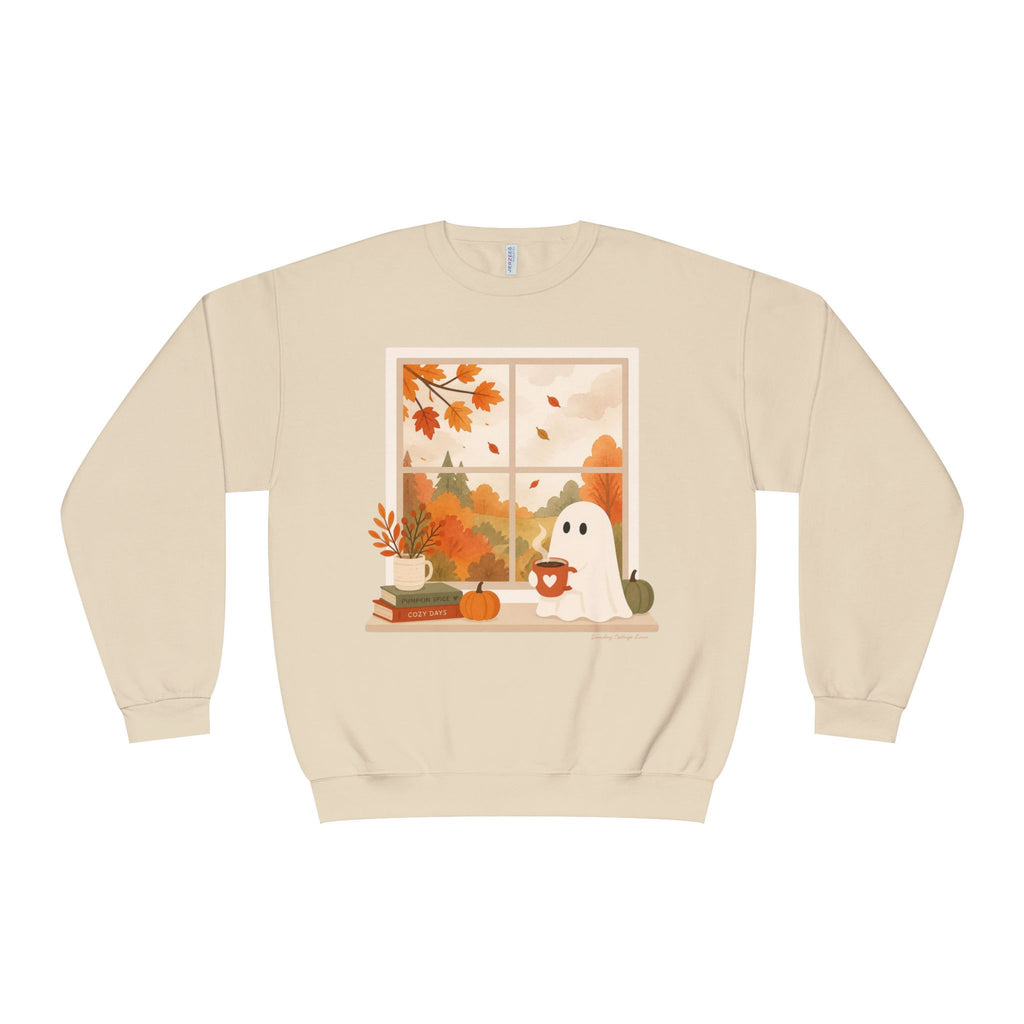 Cozy Little Ghost Shirt, Cute Ghost Sweatshirt, Fall Halloween Shirt, Cozy Halloween Shirt, Autumn Ghost Shirt, Spooky Season Gift