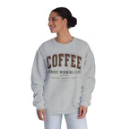 Sunday Morning Club Shirt, Coffee & Quiet Cozy Sweatshirt, Women’s Coffee Graphic Shirt, Cozy Weekend Shirt