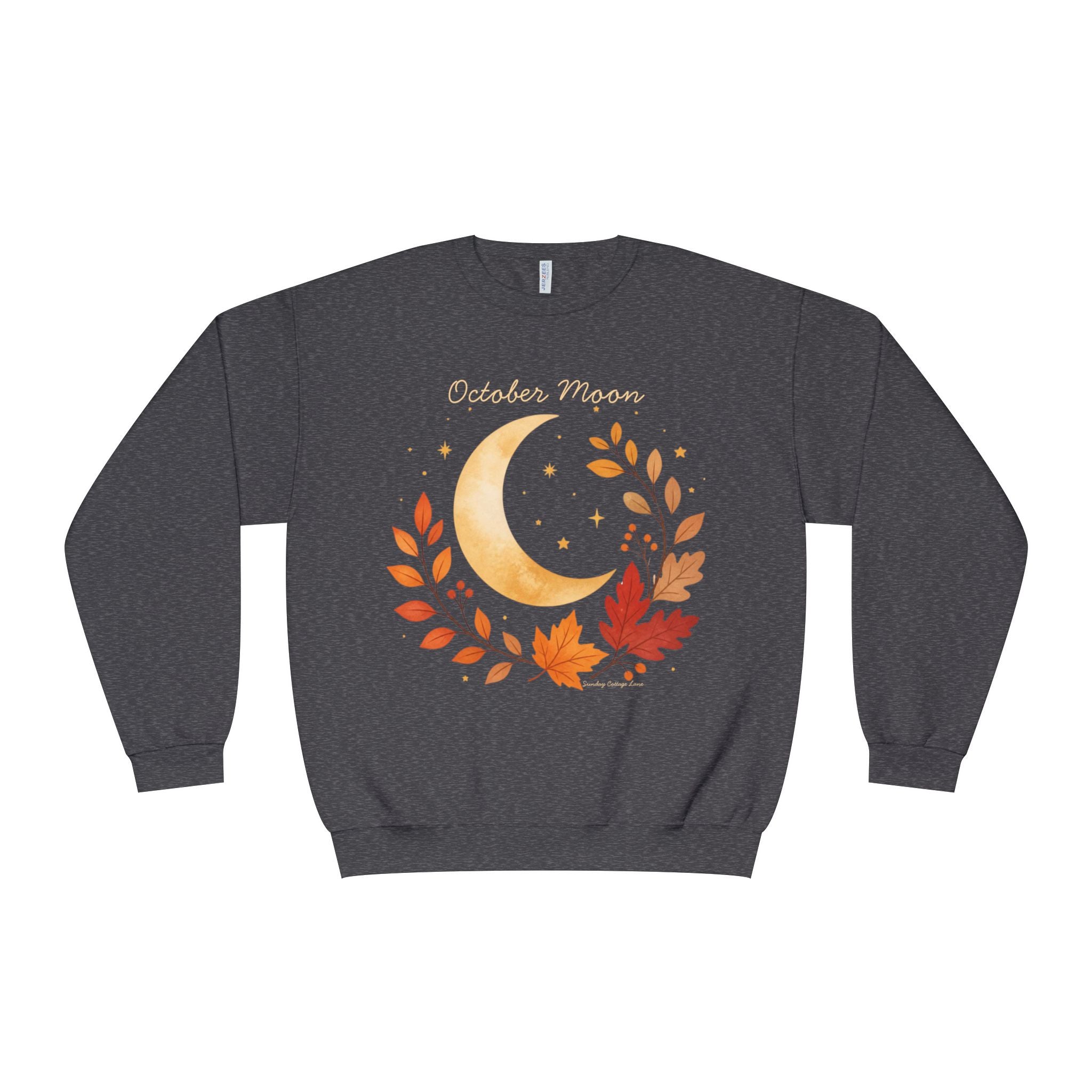 October Moon Sweatshirt, Fall Moon Shirt, Autumn Sweatshirt, Cozy Halloween Shirt, October Shirt, Fall Women’s Gift