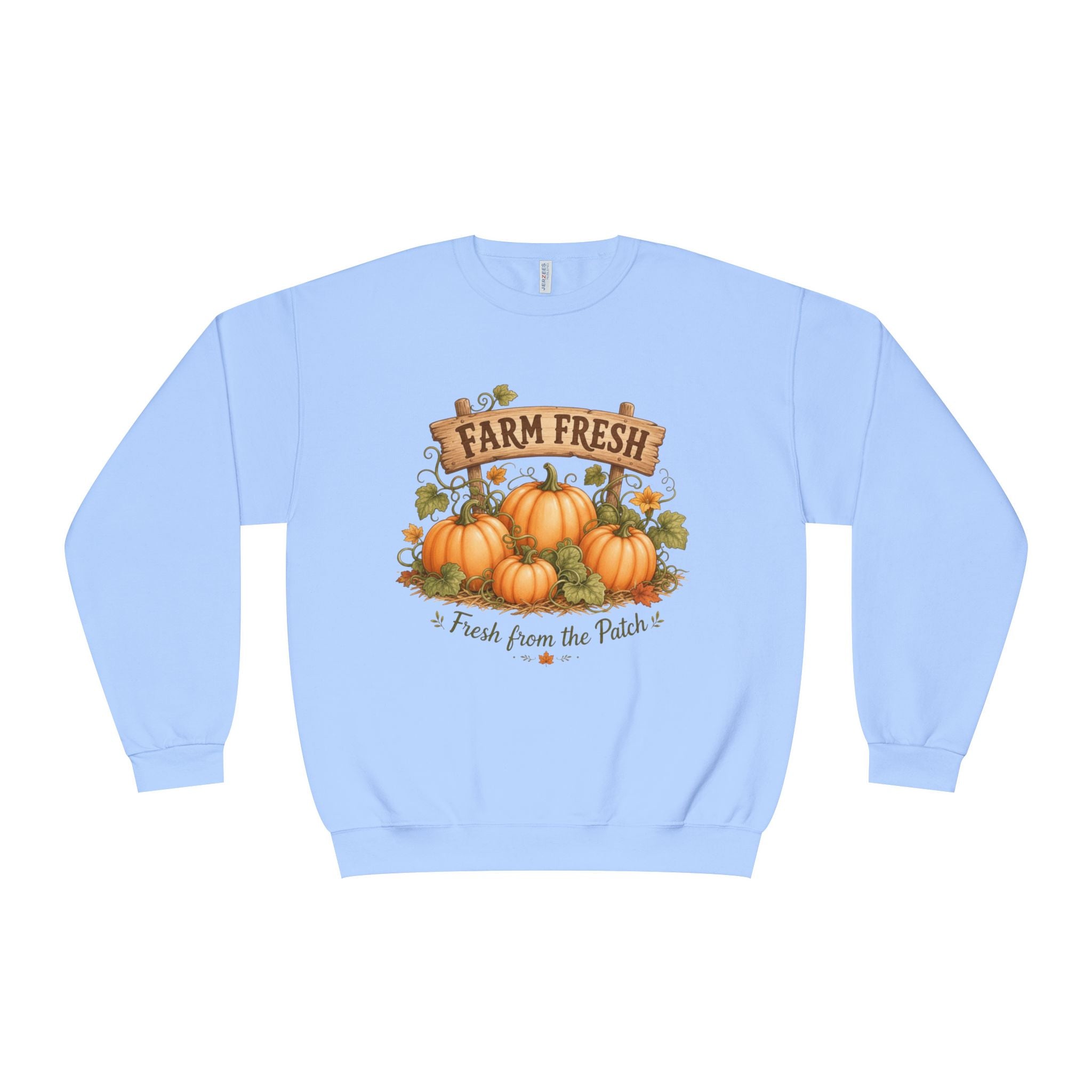 Farm Fresh Pumpkin Sweatshirt, Fresh From the Patch Shirt, Pumpkin Patch Sweatshirt, Fall Farmhouse Shirt, Autumn Pumpkin Gift
