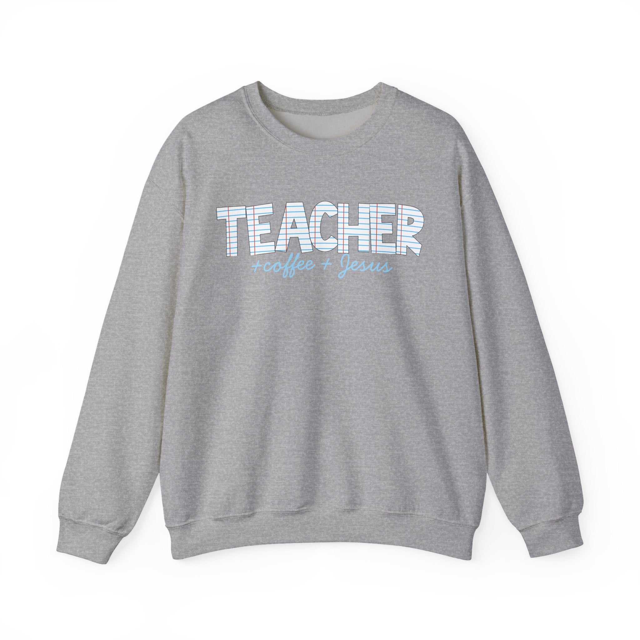 Teacher Sweatshirt, Teacher Coffee Jesus Crewneck, Christian Teacher Gift, Teacher Appreciation Shirt