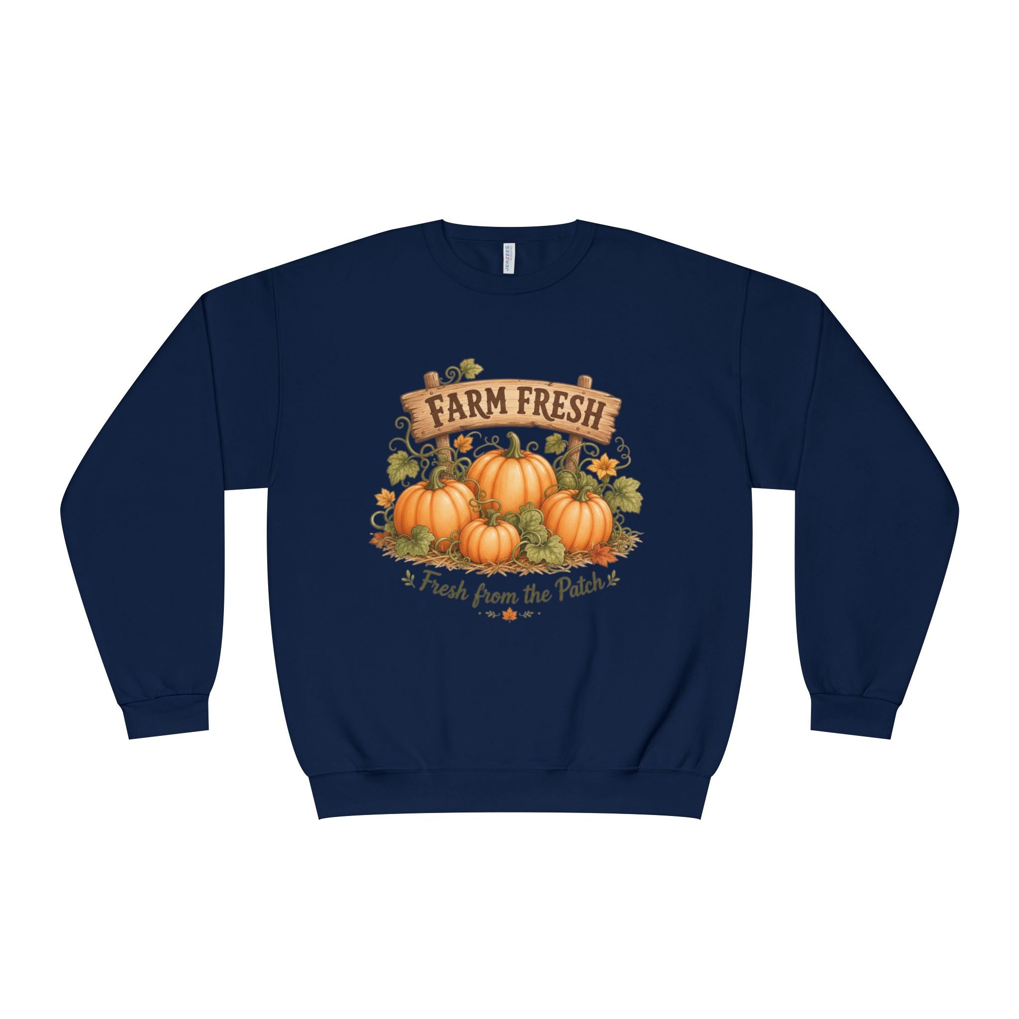 Farm Fresh Pumpkin Sweatshirt, Fresh From the Patch Shirt, Pumpkin Patch Sweatshirt, Fall Farmhouse Shirt, Autumn Pumpkin Gift