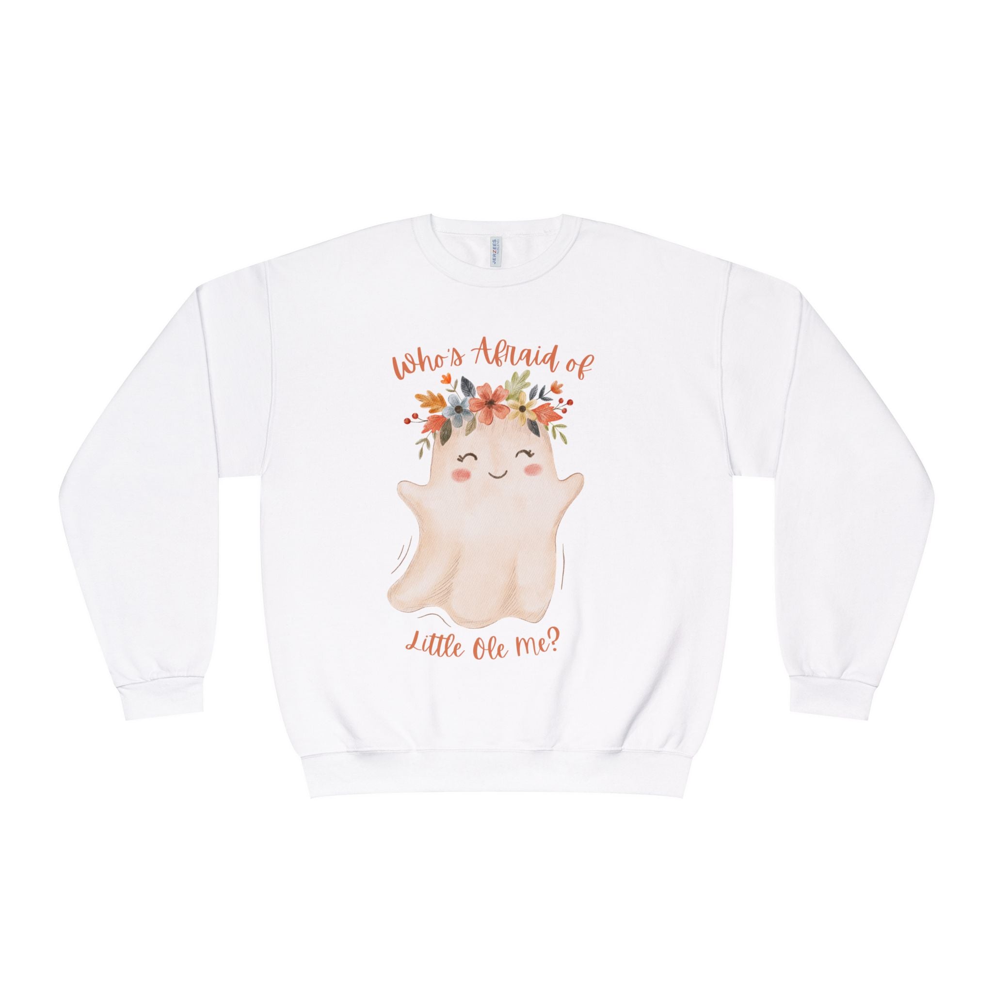 Who’s Afraid of a Little Ole Me Shirt, Cute Ghost Halloween Sweatshirt, Fall Halloween Graphic Sweatshirt, Women’s Spooky Shirt
