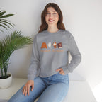 Sweater Weather Sweatshirt, Fall Ghost Sweatshirt, Cozy Autumn Crewneck, Cute Halloween Pullover, Fall Gift