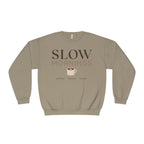 Slow Mornings Shirt, Coffee Books Home Sweatshirt, Cozy Morning Shirt, Women’s Book Lover Shirt