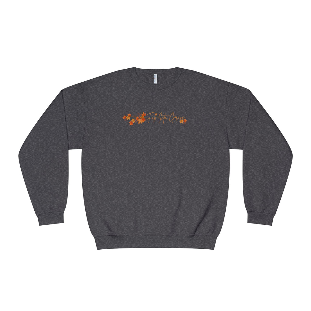 Fall Into Grace Shirt, Christian Fall Sweatshirt, Autumn Faith Shirt, Women’s Fall Graphic Shirt