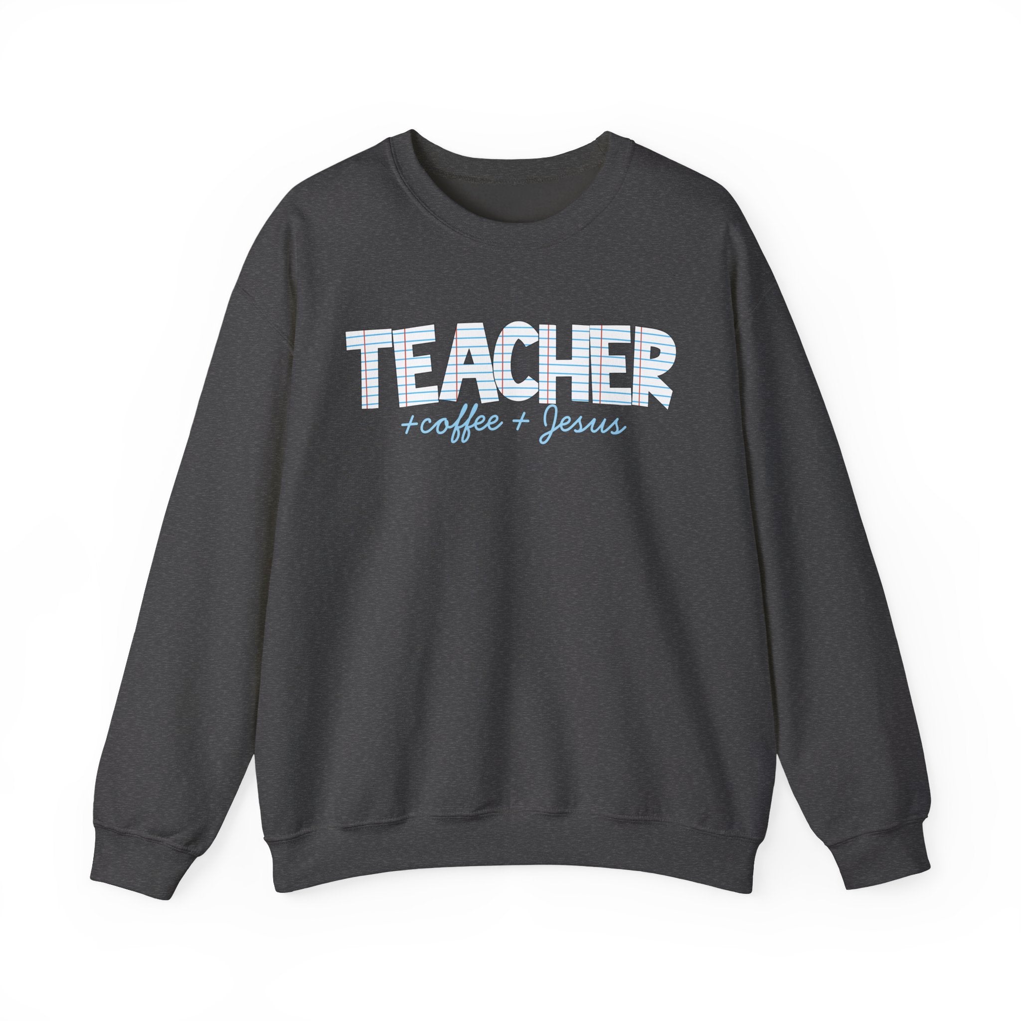 Teacher Sweatshirt, Teacher Coffee Jesus Crewneck, Christian Teacher Gift, Teacher Appreciation Shirt