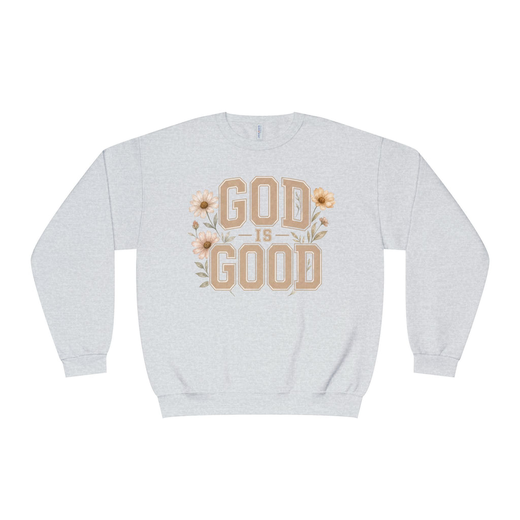 GOD Is Good Sweatshirt, Christian Crewneck, Faith-Based Pullover