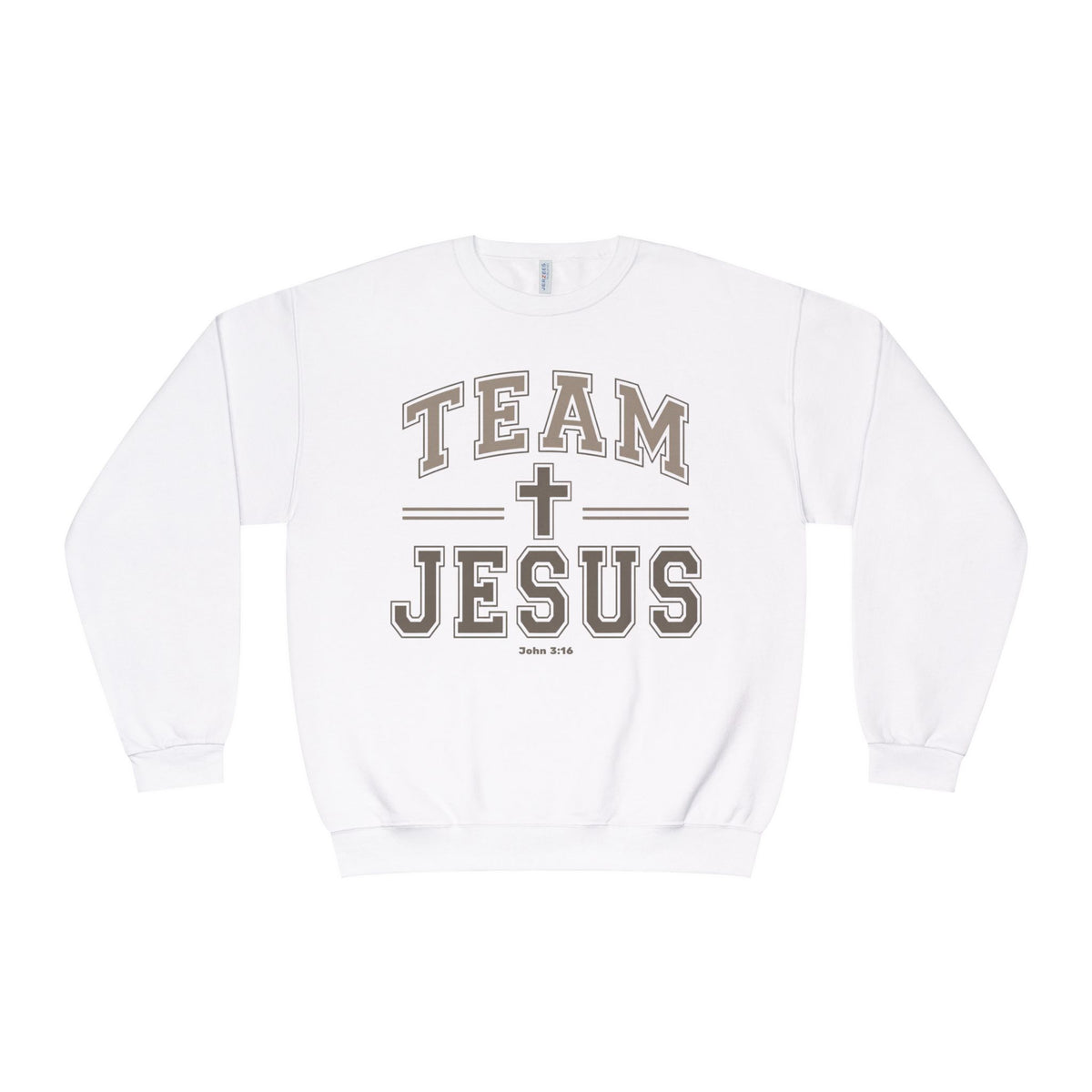 Team Jesus Crewneck Sweatshirt Faith Crewneck, Jesus Shirt, John 3:16 Sweatshirt, Christian Gift for Women, Faith Based Pullover