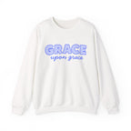 Christian Grace Sweatshirt, Grace Upon Grace Crewneck, Faith Based Sweatshirt, Christian Clothing, Religious Gift, Bible Inspired Pullover
