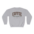 Sunday Morning Club Shirt, Coffee & Quiet Cozy Sweatshirt, Women’s Coffee Graphic Shirt, Cozy Weekend Shirt