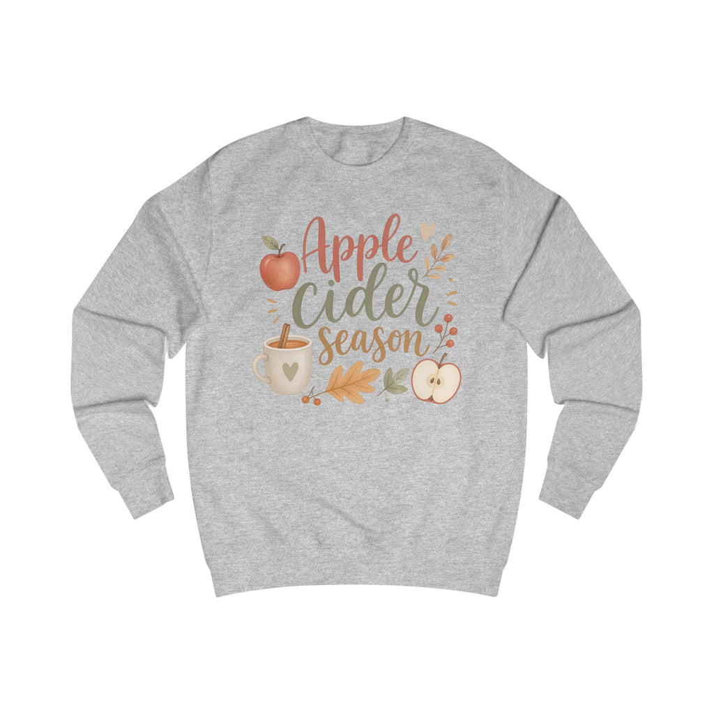 Apple Cider Season Sweatshirt, Fall Crewneck, Autumn Shirt, Cozy Apple Cider Pullover, Fall Coffee Sweatshirt