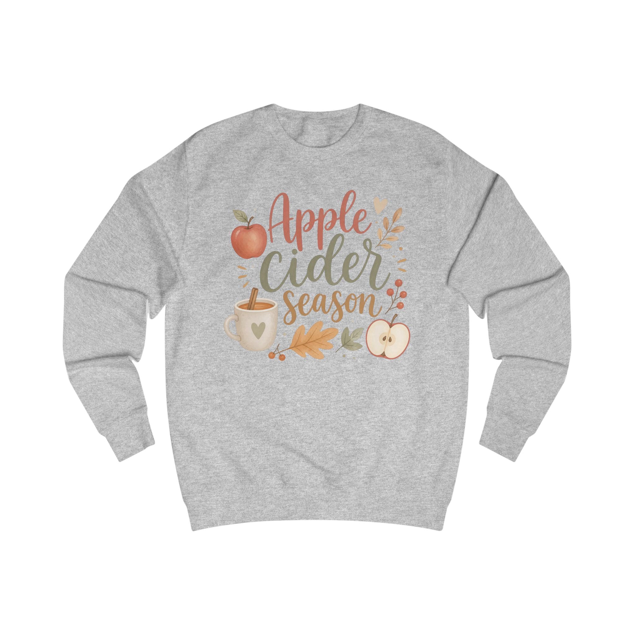 Apple Cider Season Sweatshirt, Fall Crewneck, Autumn Shirt, Cozy Apple Cider Pullover, Fall Coffee Sweatshirt