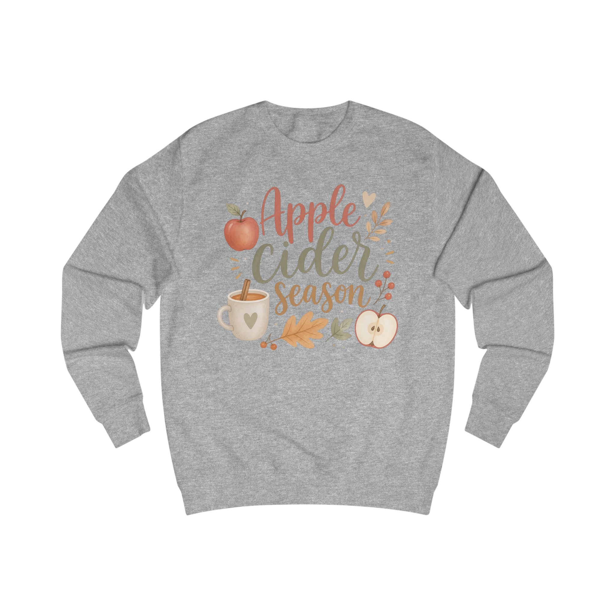 Apple Cider Season Sweatshirt, Fall Crewneck, Autumn Shirt, Cozy Apple Cider Pullover, Fall Coffee Sweatshirt
