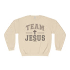 Team Jesus Crewneck Sweatshirt Faith Crewneck, Jesus Shirt, John 3:16 Sweatshirt, Christian Gift for Women, Faith Based Pullover