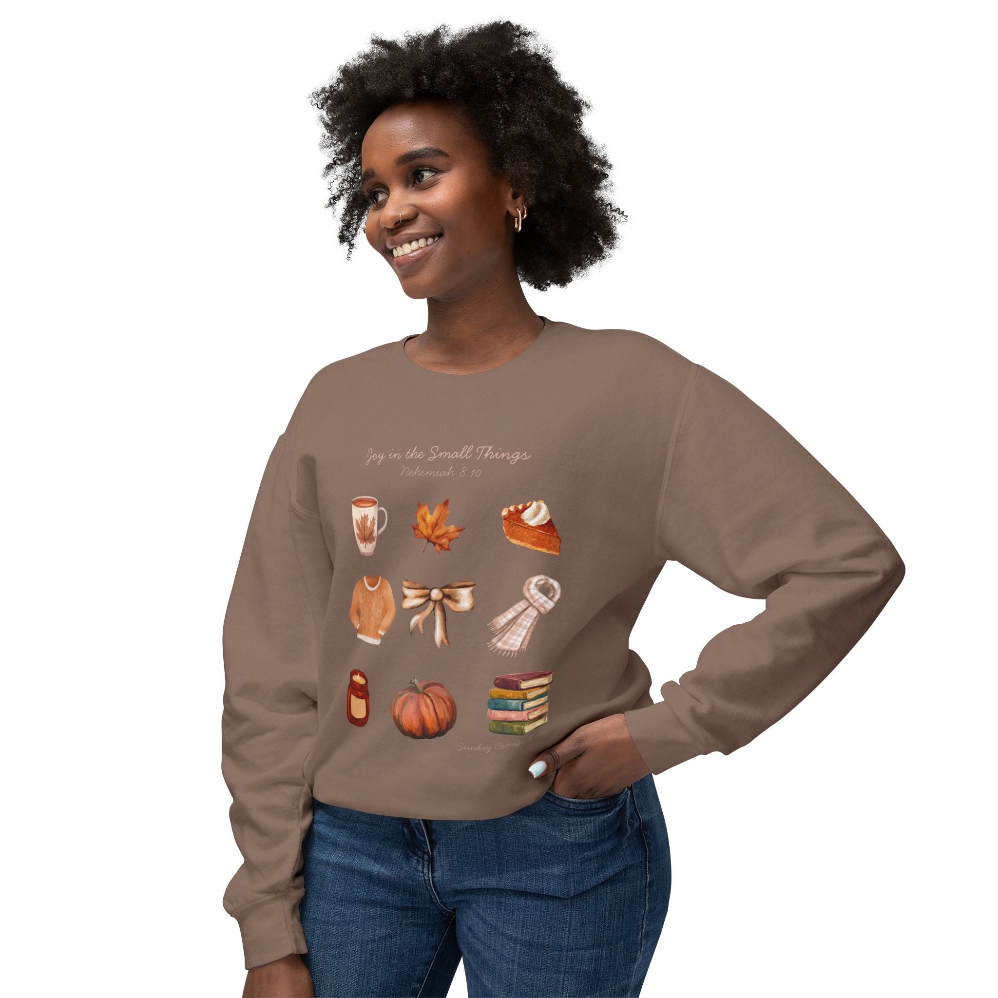 Cozy Fall Sweatshirt, Autumn Icons Crewneck, Pumpkin Coffee Books Sweatshirt, Cottagecore Fall Shirt, Cozy Season Pullover