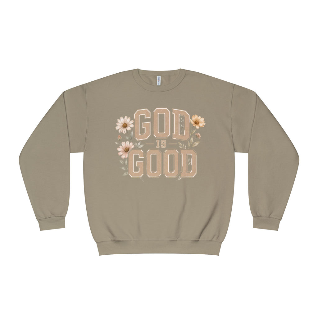 GOD Is Good Sweatshirt, Christian Crewneck, Faith-Based Pullover