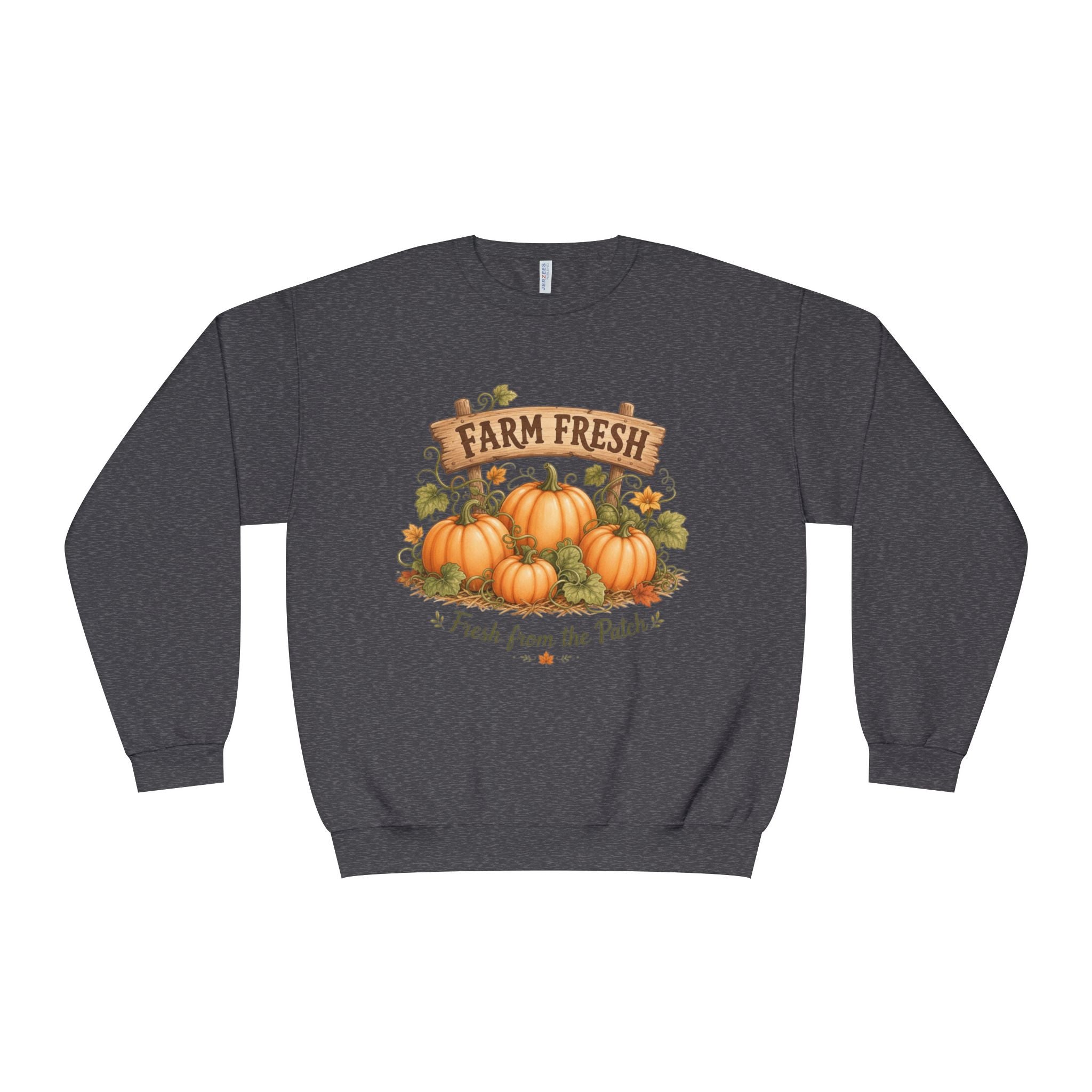 Farm Fresh Pumpkin Sweatshirt, Fresh From the Patch Shirt, Pumpkin Patch Sweatshirt, Fall Farmhouse Shirt, Autumn Pumpkin Gift