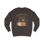 Grateful for This Season Sweatshirt, Fall Floral Shirt, Pumpkin Coffee Sweatshirt, Cozy Autumn Pullover, Thankful Season Shirt
