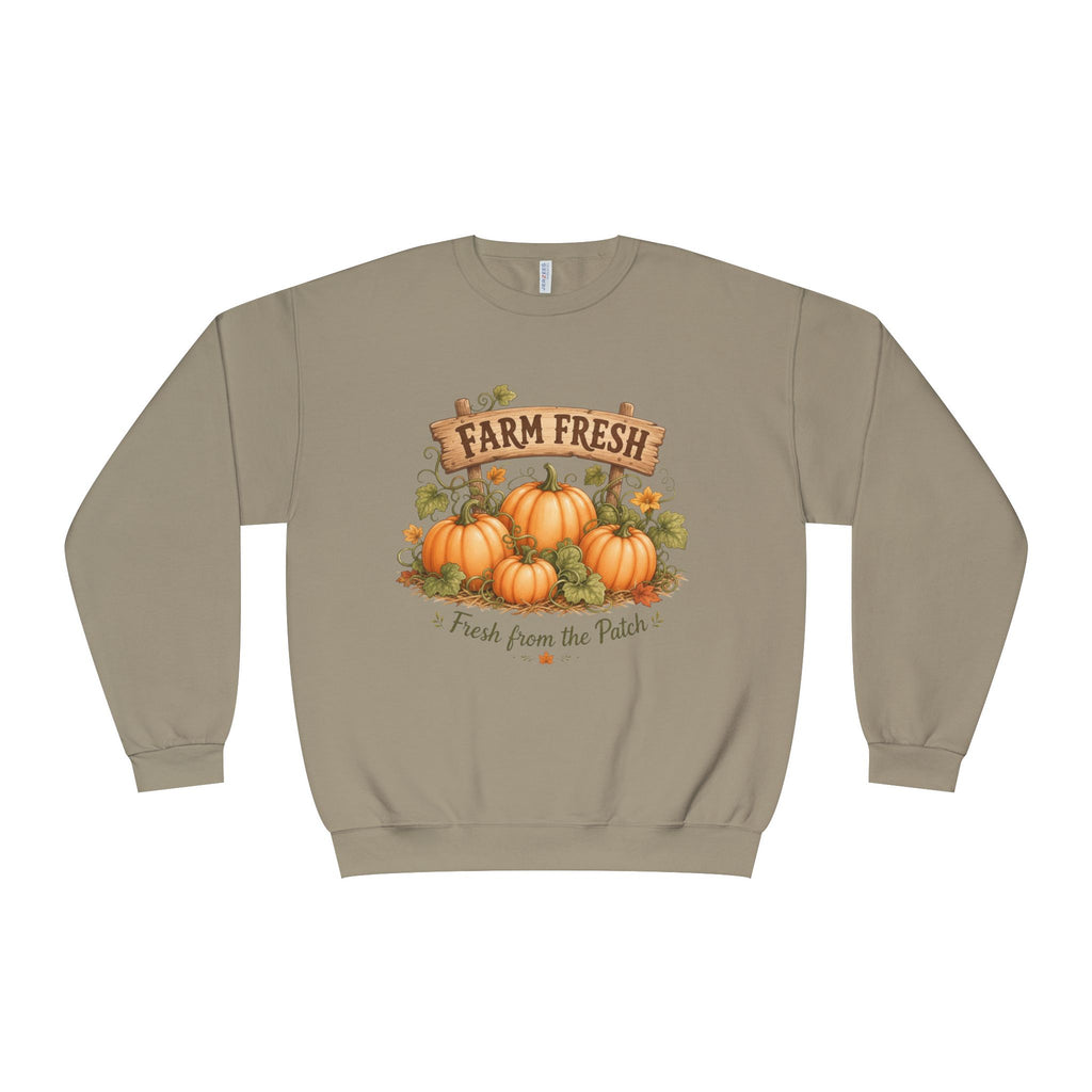 Farm Fresh Pumpkin Sweatshirt, Fresh From the Patch Shirt, Pumpkin Patch Sweatshirt, Fall Farmhouse Shirt, Autumn Pumpkin Gift