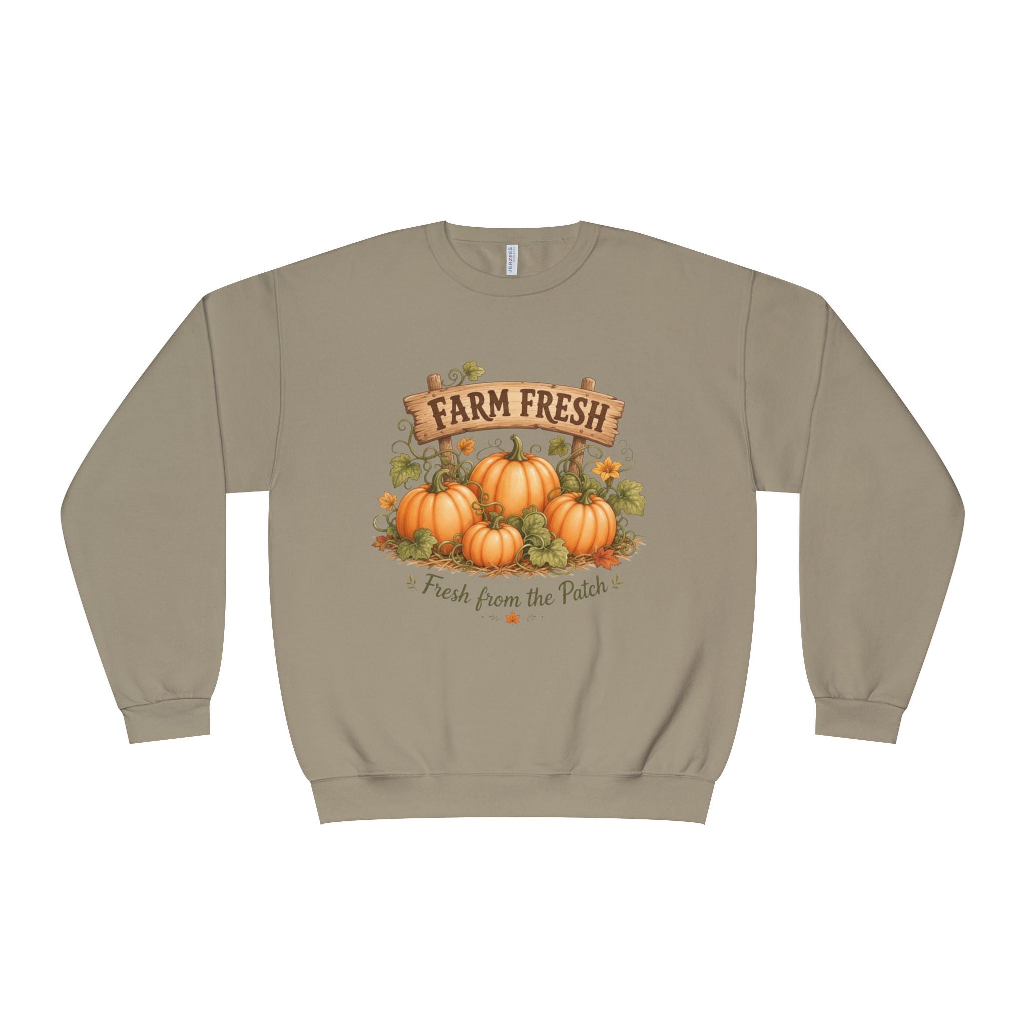 Farm Fresh Pumpkin Sweatshirt, Fresh From the Patch Shirt, Pumpkin Patch Sweatshirt, Fall Farmhouse Shirt, Autumn Pumpkin Gift