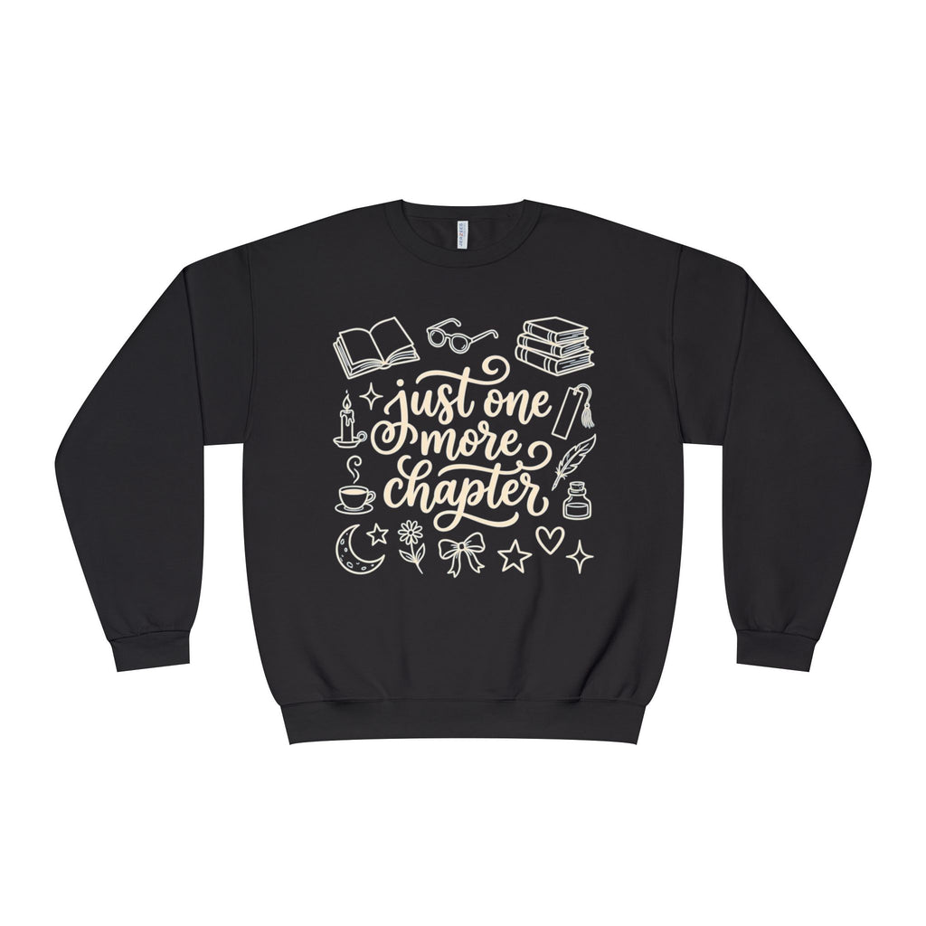 One More Chapter Sweatshirt | Cozy Book Lover Crewneck | Reading Sweatshirt