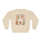 Christian Halloween Sweatshirt, Life Without Jesus Is Scary, Halloween Crewneck, Faith Based Fall Shirt