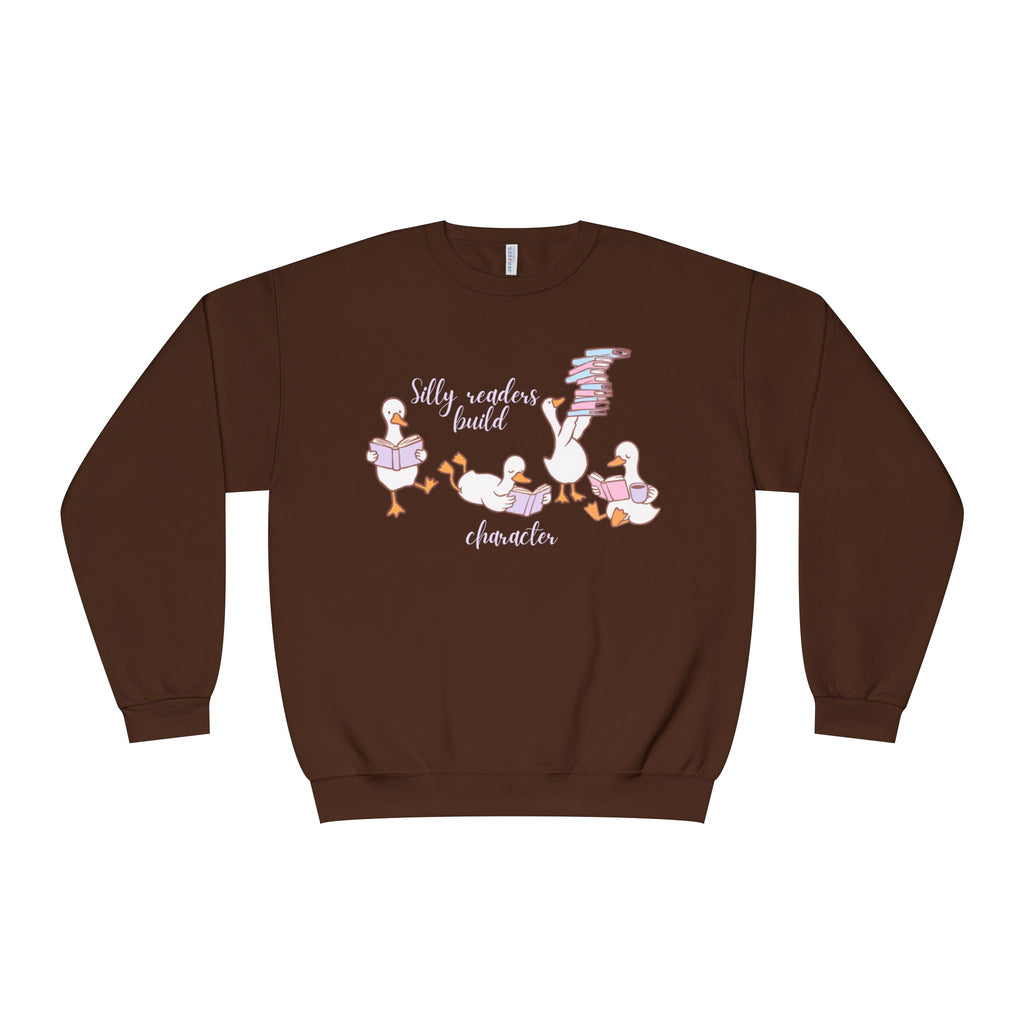 Cozy Reads Crewneck Sweatshirt — Cute Booklover Graphic