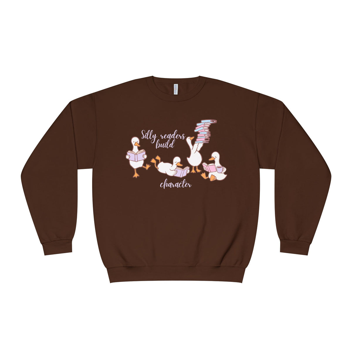 Cozy Reads Crewneck Sweatshirt — Cute Booklover Graphic